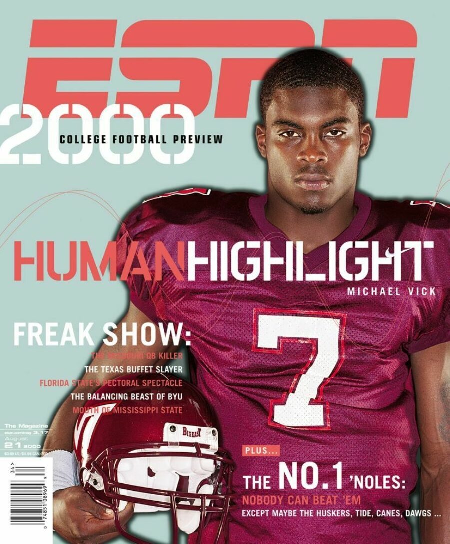 M Vick ESPN Mag