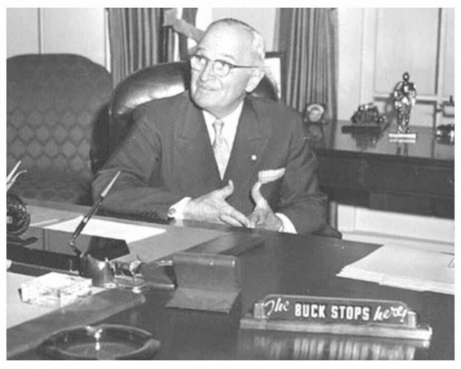 The Buck Stops Here